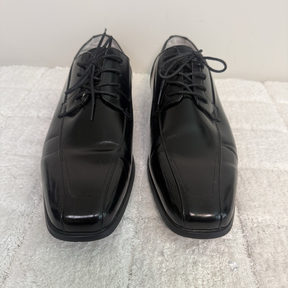 Stacy Adams Mens Oxford Black Leather Shoes 12M Career Professional 24284-01
